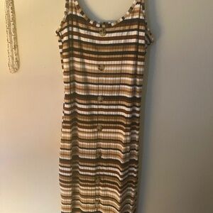 Maxi Deress Long Size Med7-9